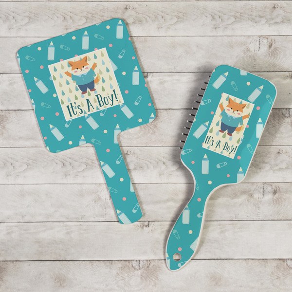 Baby Shower Hand Mirrors - In Context