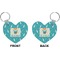 Baby Shower Heart Keychain (Front + Back)