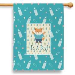 Baby Shower 28" House Flag - Single Sided