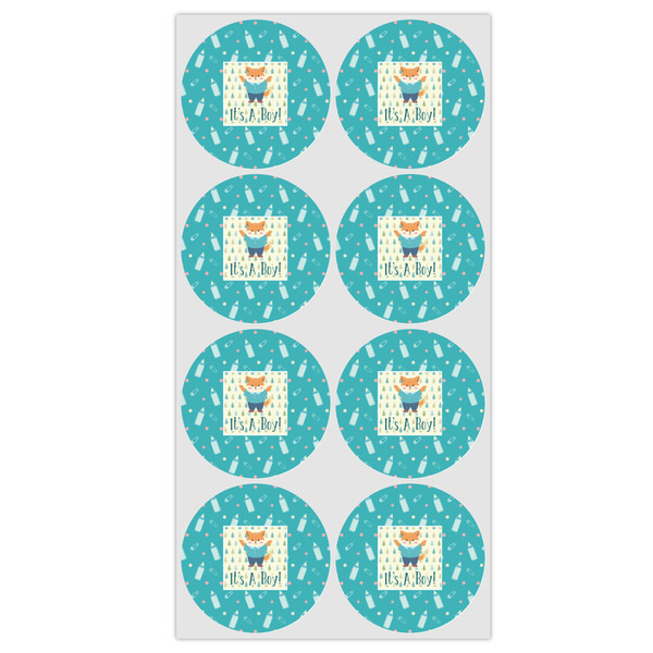 Baby Shower Icing Circle - Medium - Set of 8