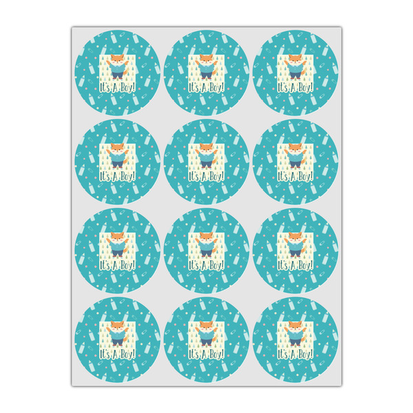 Baby Shower Icing Circle - Small - Set of 12