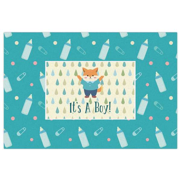 Baby Shower Indoor / Outdoor Rug - 2'x3' - Front Flat