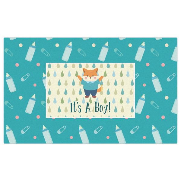 Baby Shower Indoor / Outdoor Rug - 3'x5' - Front Flat