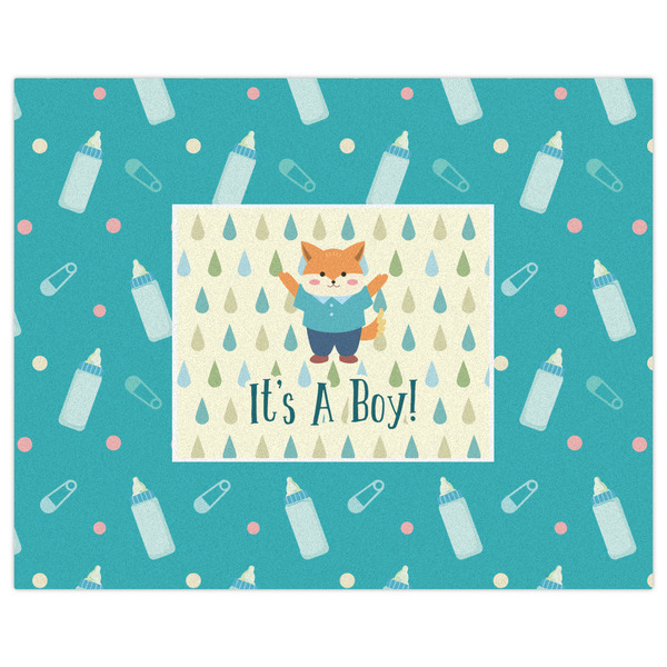 Baby Shower Indoor / Outdoor Rug - 8'x10' - Front Flat