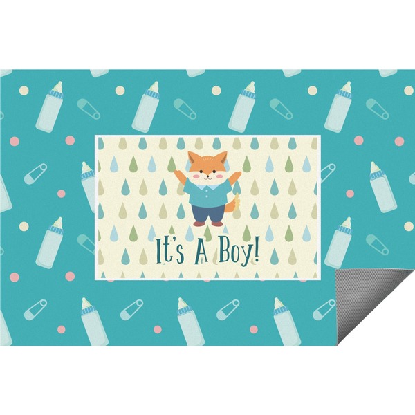 Custom Baby Shower Indoor / Outdoor Rug - 5'x8' (Personalized)