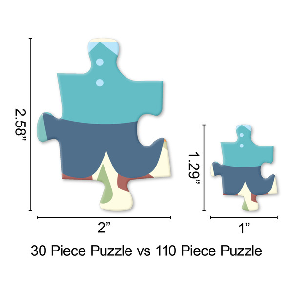 Baby Shower Jigsaw Puzzle - Piece Comparison