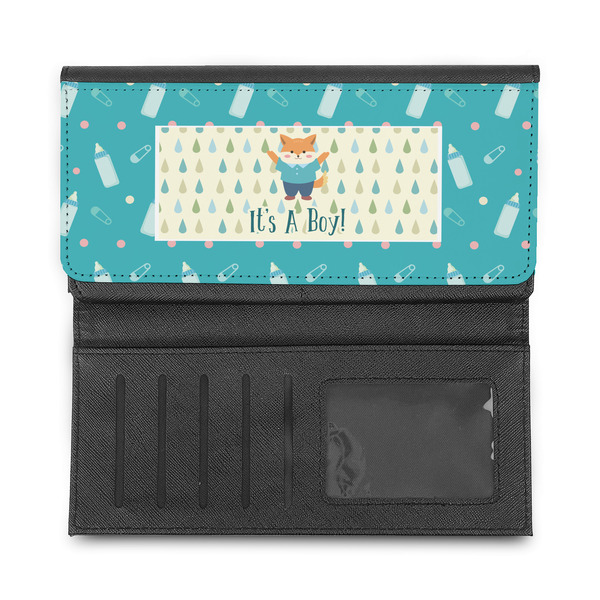 Baby Shower Ladies Wallet - Half Way Open