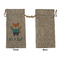 Baby Shower Large Burlap Gift Bags - Front Approval