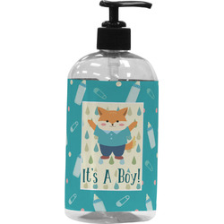Baby Shower Plastic Soap / Lotion Dispenser (16 oz - Large - Black)