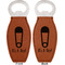 Baby Shower Leather Bar Bottle Opener - Front and Back