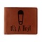 Baby Shower Leather Bifold Wallet - Single