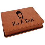 Baby Shower Leatherette 4-Piece Wine Tool Set (Personalized)