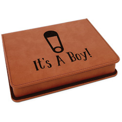 Baby Shower Leatherette 4-Piece Wine Tool Set (Personalized)