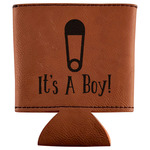 Baby Shower Leatherette Can Sleeve (Personalized)