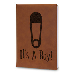 Baby Shower Leatherette Journal - Large - Double Sided