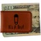 Baby Shower Leatherette Magnetic Money Clip - Front