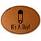Baby Shower Leatherette Patches - Oval