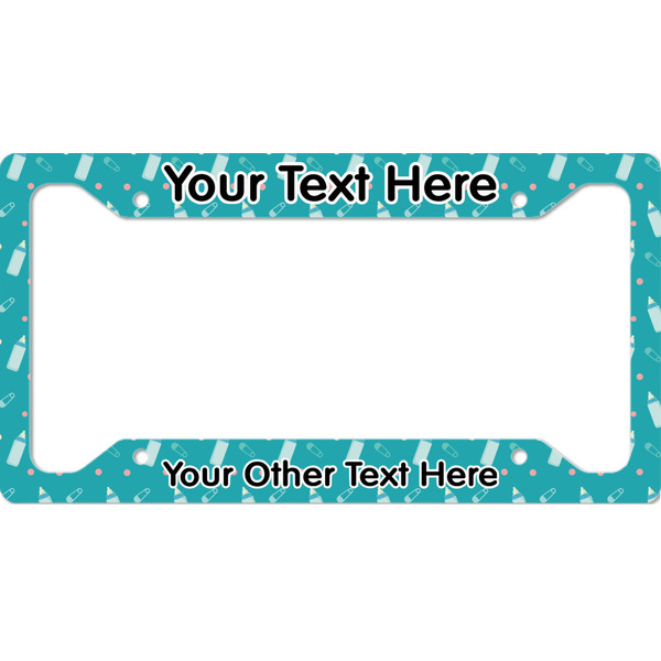 Custom Baby Shower License Plate Frame - Style A