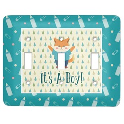 Baby Shower Light Switch Cover (3 Toggle Plate)