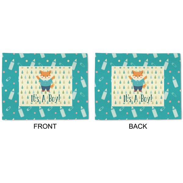 Baby Shower Linen Placemat - APPROVAL (double sided)