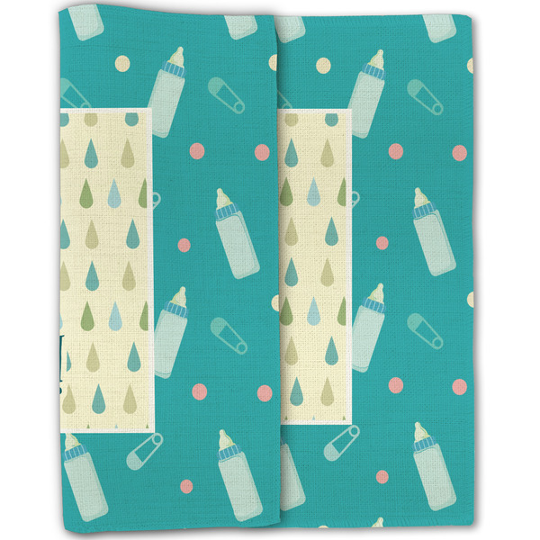 Baby Shower Linen Placemat - Folded Half (double sided)