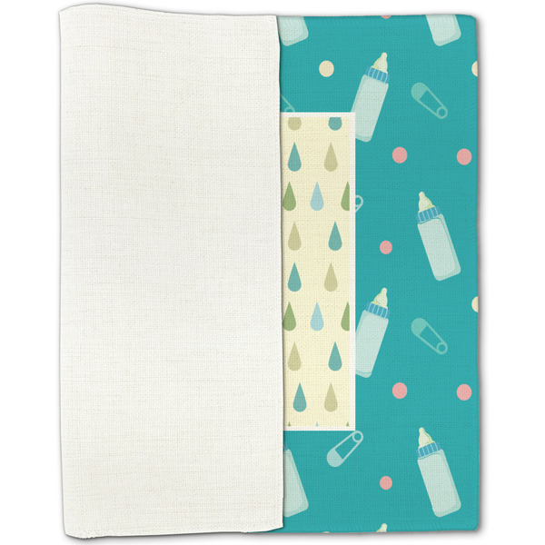 Baby Shower Linen Placemat - Folded Half