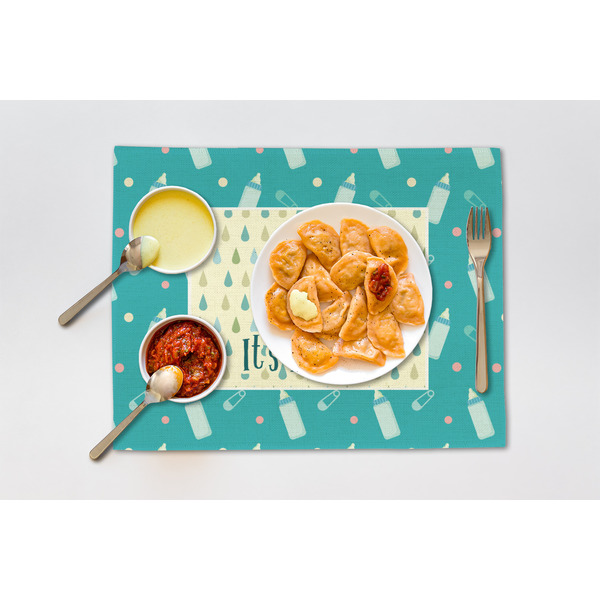 Baby Shower Linen Placemat - Lifestyle (single)