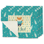 Baby Shower Single-Sided Linen Placemat - Set of 4
