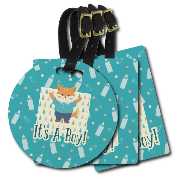 Custom Baby Shower Plastic Luggage Tag
