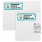Baby Shower Mailing Labels - Double Stack Close Up