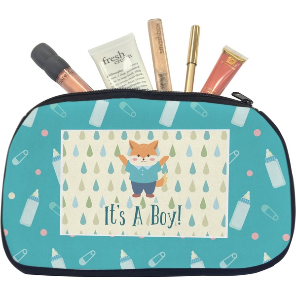 Custom Baby Shower Makeup / Cosmetic Bag - Medium (Personalized)