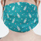Baby Shower Mask - Pleated (new) Front View on Girl