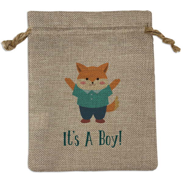 Custom Baby Shower Burlap Gift Bag