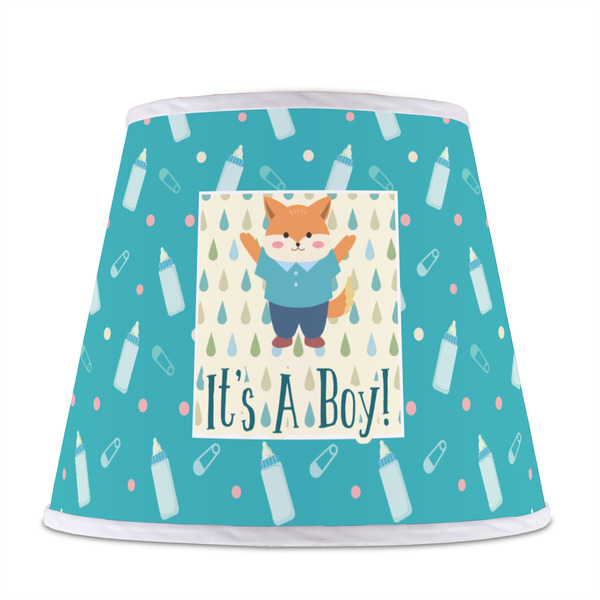 Baby Shower Poly Film Empire Lampshade - Front View