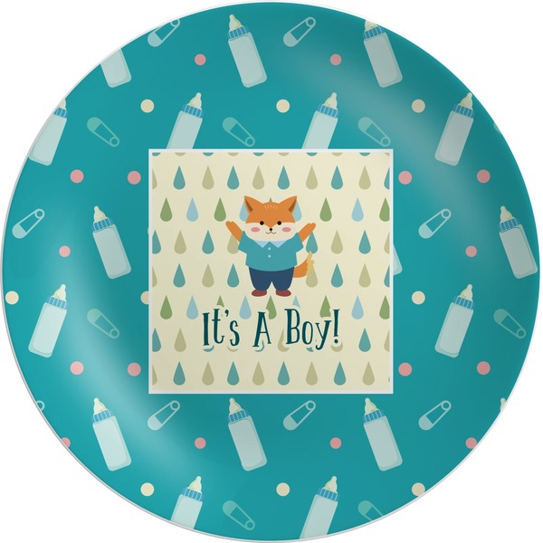 Custom Baby Shower Melamine Plate (Personalized)
