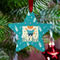 Baby Shower Metal Star Ornament - Lifestyle
