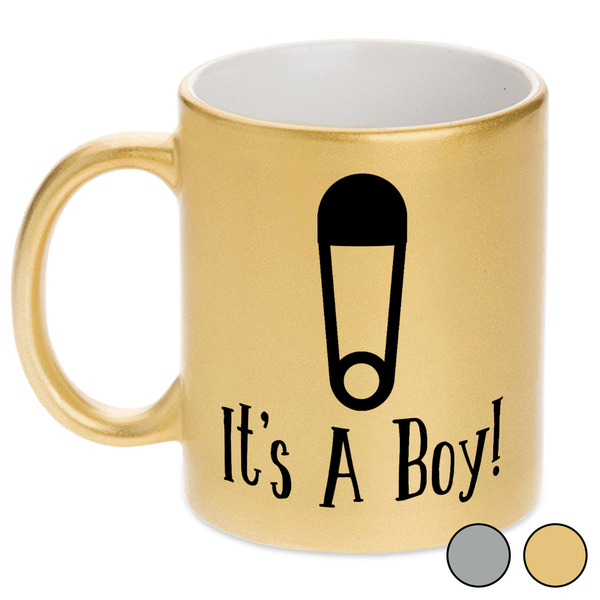 Baby Shower Metallic Mugs
