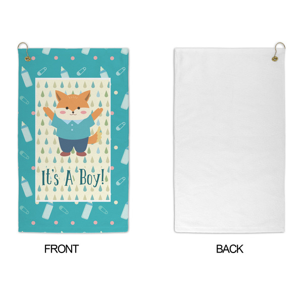 Baby Shower Microfiber Golf Towels - APPROVAL