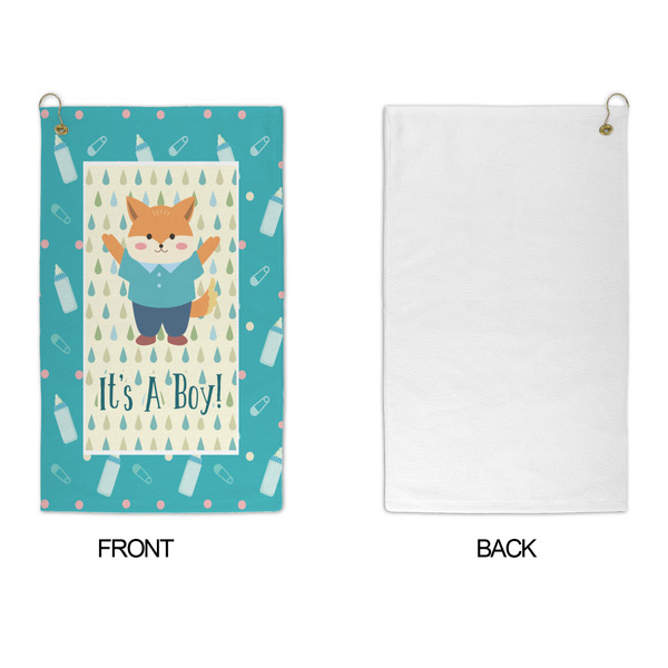 Baby Shower Microfiber Golf Towels - APPROVAL