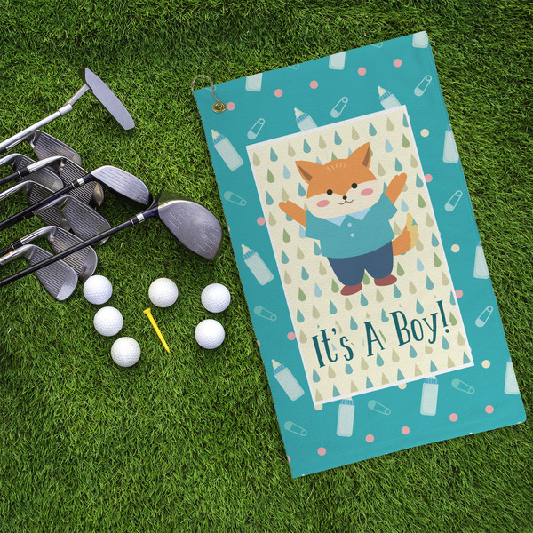 Baby Shower Microfiber Golf Towels - LIFESTYLE