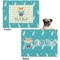 Baby Shower Microfleece Dog Blanket - Regular - Front & Back