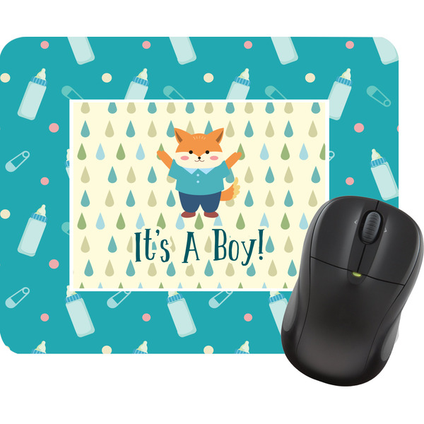Custom Baby Shower Rectangular Mouse Pad (Personalized)