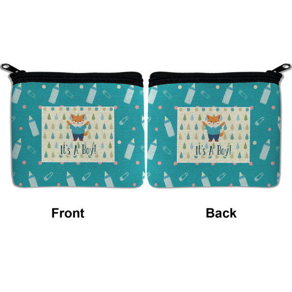 Baby Shower Neoprene Coin Purse - Front & Back (APPROVAL)