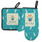 Baby Shower Left Oven Mitt & Pot Holder Set