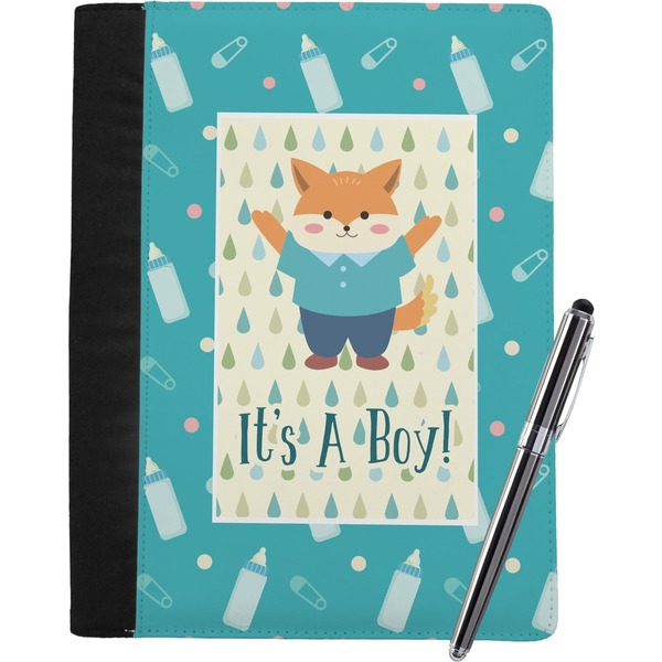 Custom Baby Shower Notebook Padfolio - Large