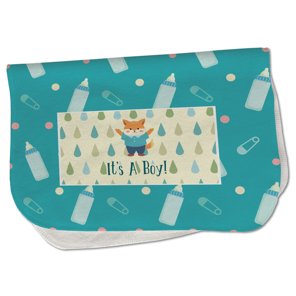 Custom Baby Shower Burp Cloth - Fleece