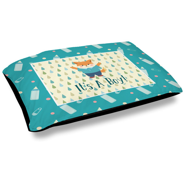 Custom Baby Shower Outdoor Dog Bed - Large