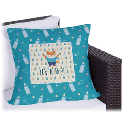 Baby Shower Outdoor Pillow - 16" (Personalized)