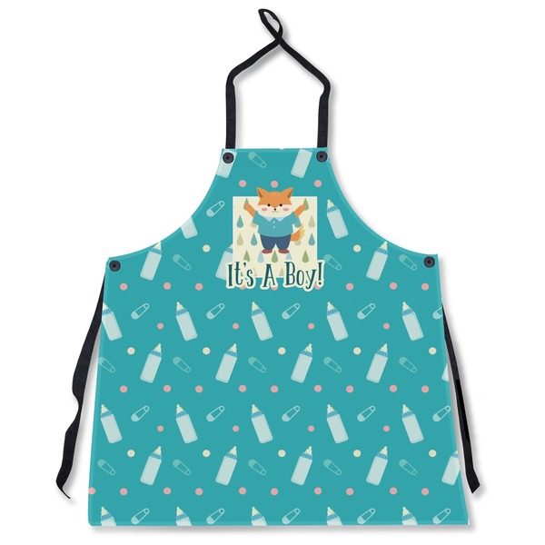 Custom Baby Shower Apron Without Pockets