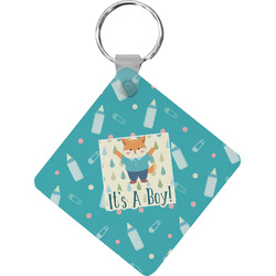 Baby Shower Diamond Plastic Keychain